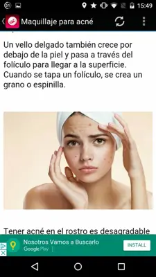 Maquillaje y Belleza android App screenshot 0