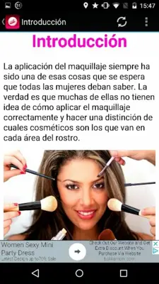 Maquillaje y Belleza android App screenshot 9