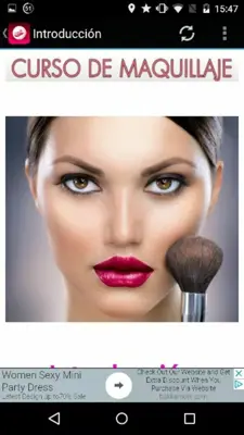 Maquillaje y Belleza android App screenshot 10