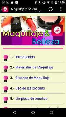 Maquillaje y Belleza android App screenshot 12