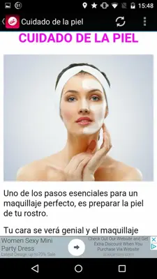 Maquillaje y Belleza android App screenshot 4