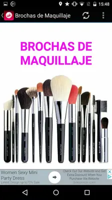 Maquillaje y Belleza android App screenshot 6