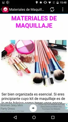 Maquillaje y Belleza android App screenshot 8